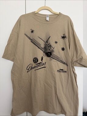 Pearl Harbor Aviation Museum Dauntless Aircraft Graphic Tee Men’s XXL